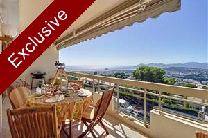 MAGNIFICENT SEA VIEW FOR THIS 2 BEDROOM APARTMENT IN A LUXURY RESIDENCE